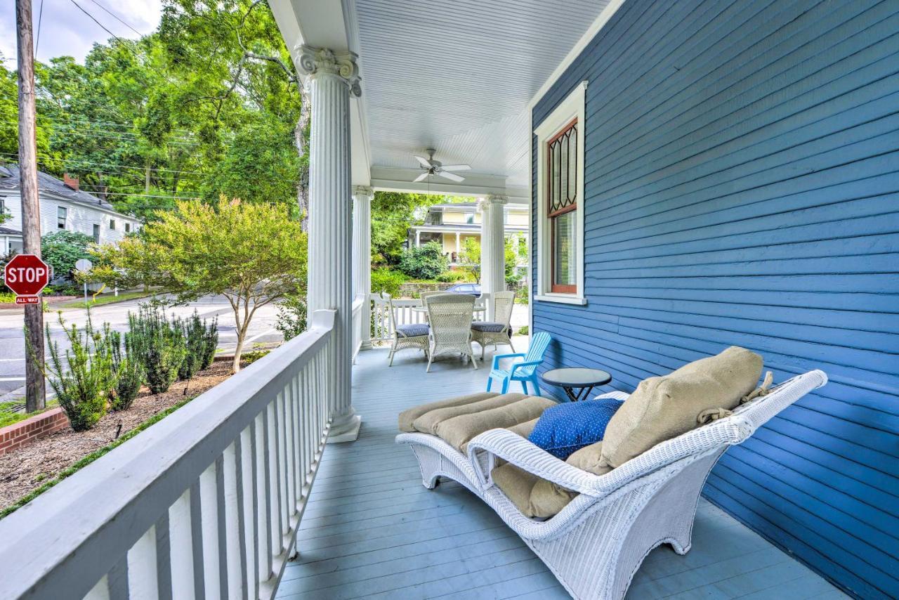 Elegant Raleigh Home With Porch, Walk Downtown! Exterior foto